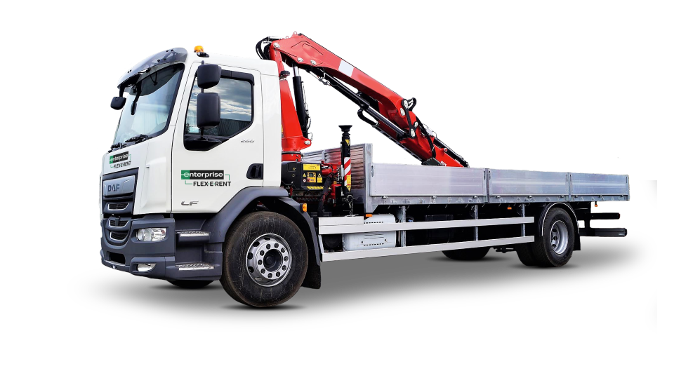 18T Dropside Crane Vehicle FlexERent